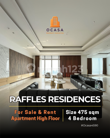 Apartment Raffles Residences High Floor Size 475 sqm 4 Bedrooms Apartment Raffles Residences High Floor Size 475 sqm 4 Bedrooms