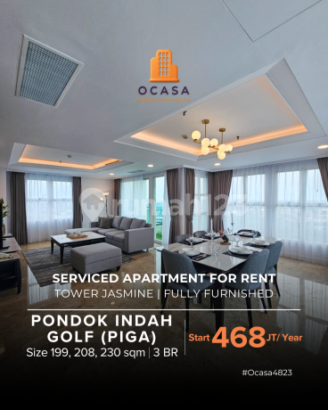 Apartemen Pondok Indah Golf Tower Jasmine 3 Bedroom Full Furnish