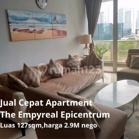 Jual Cepat Apartment The Empyreal Epicentrum Kuningan, Luas 127sqm,harga 2,9M nego Jual Cepat Apartment The Empyreal Epicentrum Kuningan, Luas 127sqm,harga 2,9M nego