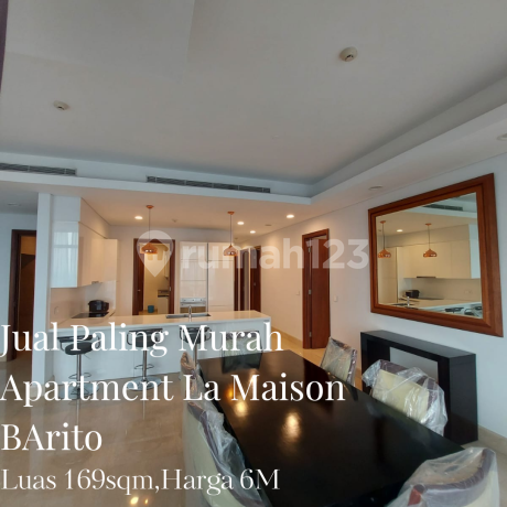 Jual Paling Murah Apartment La Maison Barito Luas 169sqm,harga 6 Milyar 