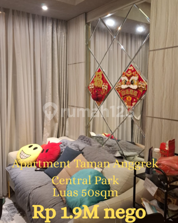Jual Cepat Apartment Taman Anggrek Central Park 50sqm,harga 1,9M nego Jual Cepat Apartment Taman Anggrek Central Park 50sqm,harga 1,9M nego