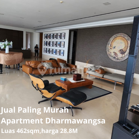 Jual Paling Murah Apartment Dharmawangsa Residence Tower 2 Luas 462sqm,harga 28.8 Milyar 