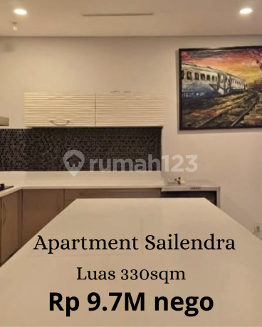 Jual Cepat Apartment Sailendra Luas 330Sqm,Harga 9.7M Nego