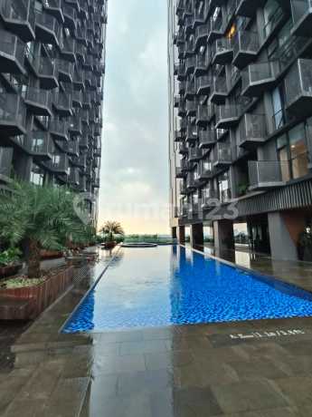 Apartemen Carstensz Flamboyan Lt.9, Full Furnish, 1BR, View Pool, 1.25M Nego
