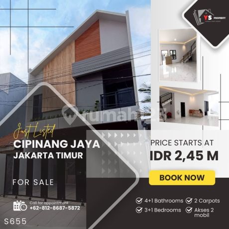 CIPINANG JAYA JAKTIM RUMAH SCANDINAVIAN BARU CANTIK READY UNIT S655 CIPINANG JAYA JAKTIM RUMAH SCANDINAVIAN BARU CANTIK READY UNIT S655