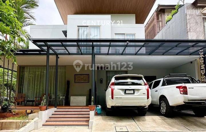 Rumah Baru Modern Tropical Depan Taman Bintaro Jaya Sektor 8