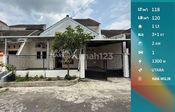 Rumah di Kebonsari Indah Sukun Malang Siap Huni