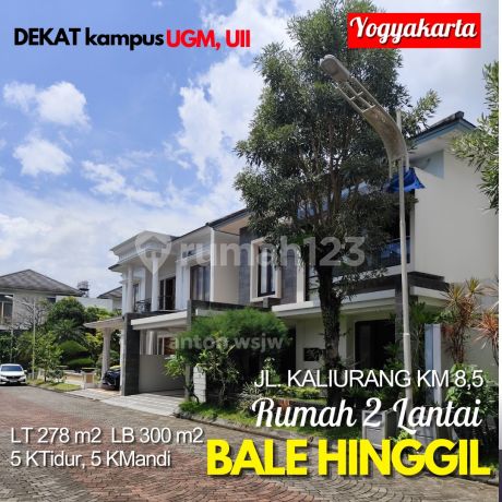Two-Storey House Jogja Bale Hinggil Jl Kaliurang Km 8.5 Land Area 278 M2 5 Bedrooms