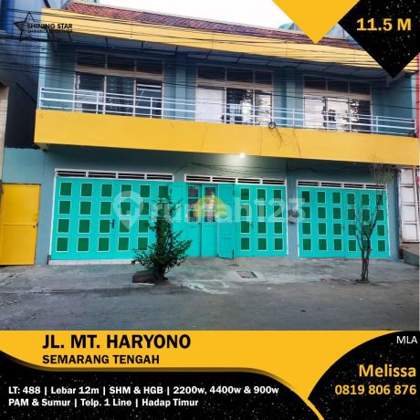 Rumah Murah Hitung Tanah Di Jalan Protokol Mt Haryono