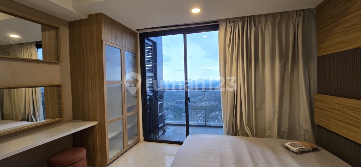 Apartemen Upper West BSD - North Tower - Tipe: One Bedroom Apartmen - Luas: 44 M² - Lantai: 19 - View: City View - Furnished