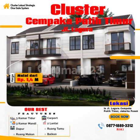 Rumah Mewah Elegant 2 Lantai di Jl.lagura Cempaka Putih Timur Rumah Mewah Elegant 2 Lantai di Jl.lagura Cempaka Putih Timur