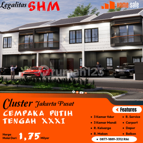 Cluster Elegant Modern Lokasi Strategis 2 Lantai Cempaka Putih Tengah Xxxi, Jakarta Pusat Cluster Elegant Modern Lokasi Strategis 2 Lantai Cempaka Putih Tengah Xxxi, Jakarta Pusat