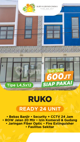 Modern and Integrated Shop House in the Surya Grand Cisoka Commercial Area