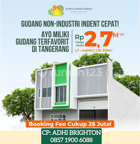 Surya Grand Cisoka - Gudang Premium Siap Pakai Dekat Tol Balaraja