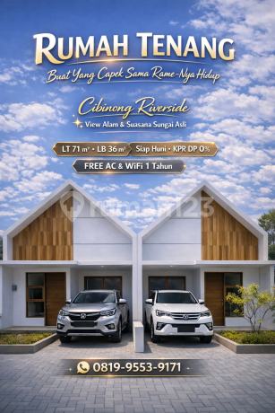 A 400 Million IDR House in Karadenan, Cibinong, Bogor A Nice House with SHM in Cibinong