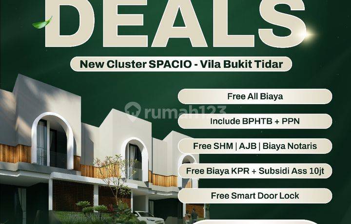 Rumah Baru Villa Bukit Tidar Malang Free Biaya Ready Kpr