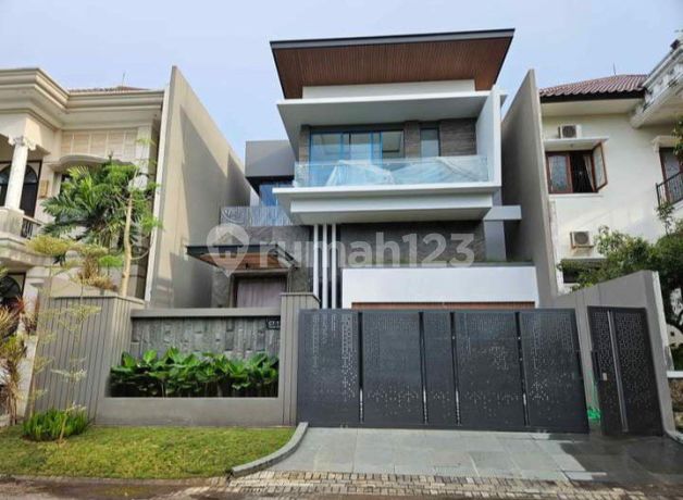 New Lux Minimalist Modern House Golf Garden Citraland West Surabaya