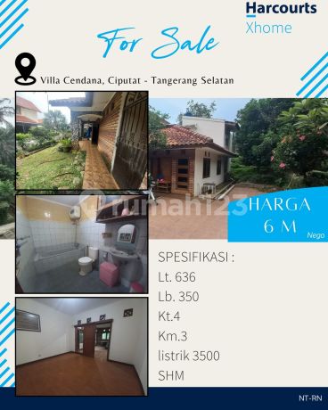 Rumah murah dan luas di Villa Cendana Ciputat Tangerang Selatan