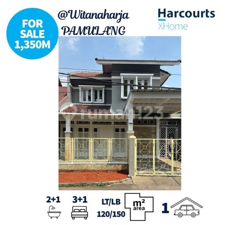 Rumah Lama Terawat Siap Huni Di Witana Harja Rumah SHM di Pamulang Rumah Lama Terawat Siap Huni Di Witana Harja Rumah SHM di Pamulang