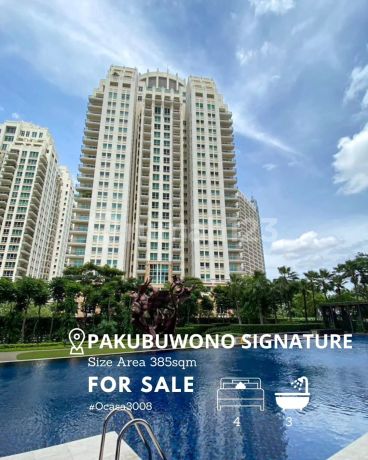 Apartemen Pakubuwono Signatures 4 Kamar Tidur Bagus Furnished