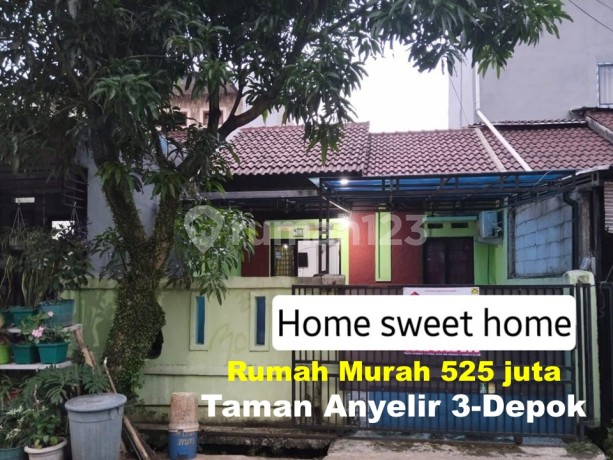 Lokasi Taman Anyelir 3, Jl Raya Kalimulya Depok SHM LT 72 LB 50 1 Lantai 2 Kamar Tidur 1 Kamar Mandi Sumber Air Tanah Harga 600 Juta Fasilitas Sekitar Hunian: Dekat Kuliner, Supermarket dan Pasar 3 Menit Rs Citra Medika 3 Menit Global School 6 Menit ke Se