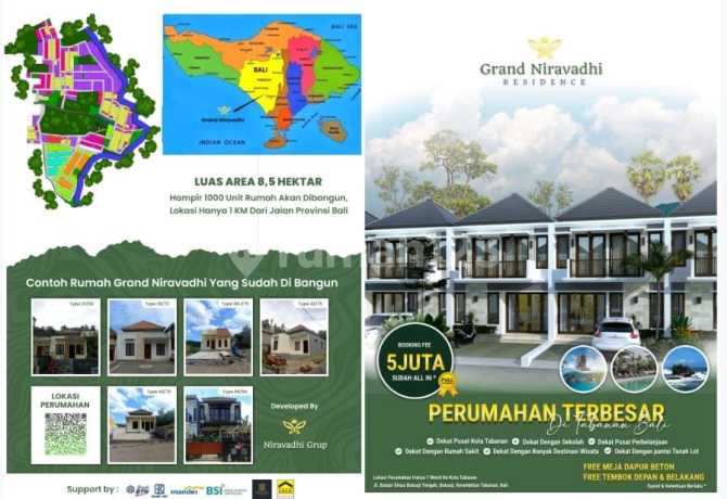 Rumah di Perumahan terbesar di Bali- Grand Niravadhi Residence Rumah di Perumahan terbesar di Bali- Grand Niravadhi Residence