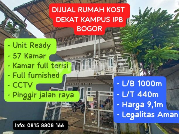 Rumah Kos Dijual Dekat Area Kampus Ipb Dramaga Bogor