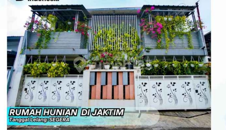 Jual Lelang Rumah Di Komplek Pondok Bambu Asri 2 Lantai Luas 162 Meter Luas Bangunan 225meter