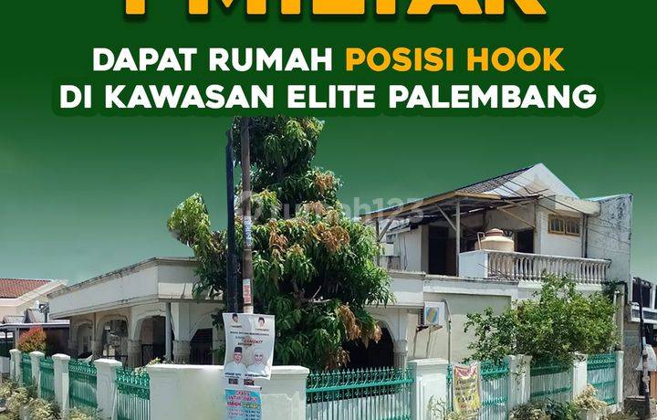 Rumah Hook di Komplek Elit Kenten Permai, Harga Dibawah Pasaran