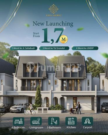 Luxury Villa Aster Srondol Setiabudi Near Akpol