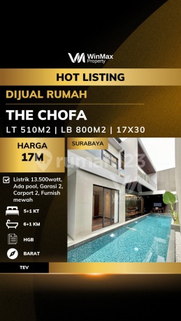 DIJUAL RUMAH Lokasi THE CHOFA