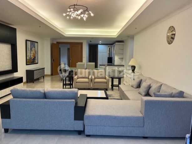 Apartemen Kempinski Residence 3 Bedroom Furnished di Area Thamrin Dekat Bundaran Hotel Indonesia Jakarta Pusat