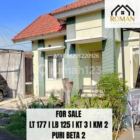 Rumah Hitung Tanah Puri Beta 2 Deket Halte Busway Puri Beta 2
