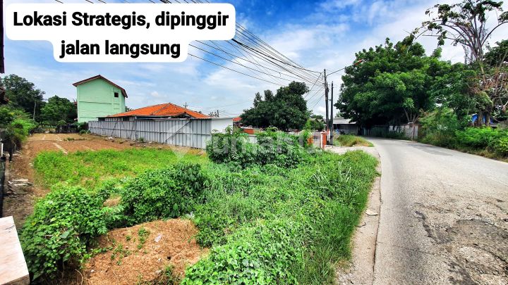 Dijual Tanah Lokasi Strategis Pinggir Jalan Raya Babelan