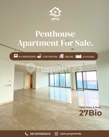 Apartment Penthouse 4+1 BR Fifty Seven Promenade Jakarta Pusat Apartment Penthouse 4+1 BR Fifty Seven Promenade Jakarta Pusat