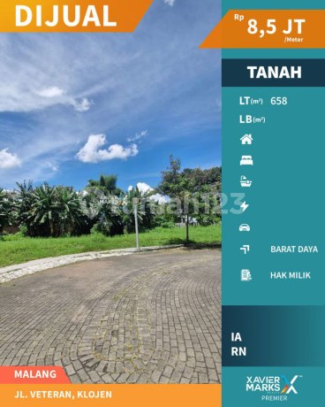 Dijual Tanah Kavling Hoki Di De Rumah Jl Veteran, Tengah Kota Mlg Dijual Tanah Kavling Hoki Di De Rumah Jl Veteran, Tengah Kota Mlg