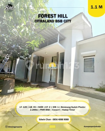 Rumah Dekat Unika Cluster Forest Hill Citraland Bsb City Semarang