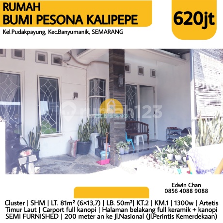 Rumah Cluster Bumi Pesona Kalipepe Pramuka Pudakpayung Semarang