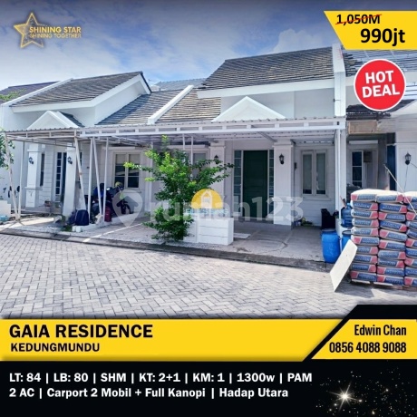 Rumah SHM Cluster Gaia Residence Kedungmundu Tembalang Semarang