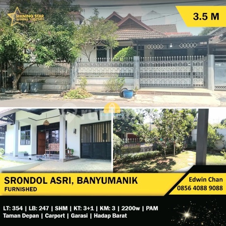 Rumah Furnish Perum Srondol Asri Villa Aster Banyumanik Semarang Rumah Furnish Perum Srondol Asri Villa Aster Banyumanik Semarang
