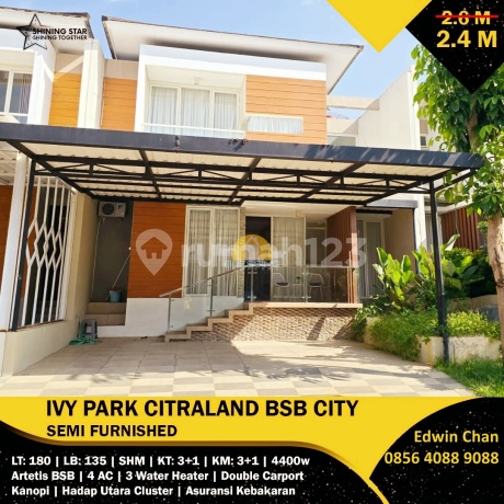Rumah Dekat Danau Cluster Ivy Park Citraland BSB City Semarang Rumah Dekat Danau Cluster Ivy Park Citraland BSB City Semarang