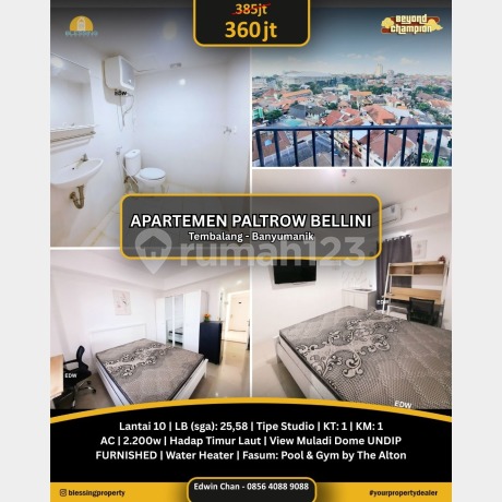 Apartemen Lt10 Dekat Undip di Paltrow Bellini Tembalang Semarang Apartemen Lt10 Dekat Undip di Paltrow Bellini Tembalang Semarang