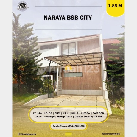 Rumah Minimalis SHM Dekat Danau Cluster Naraya Bsb City Semarang Rumah Minimalis SHM Dekat Danau Cluster Naraya Bsb City Semarang