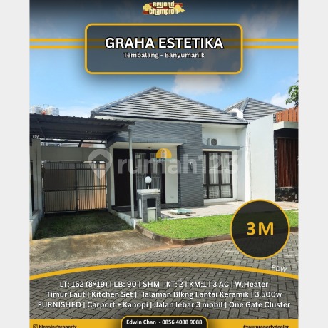 SHM House Furnished Near Undip Graha Estetika Tembalang Semarang