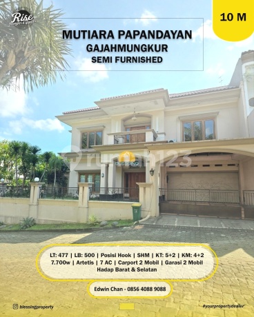 Rumah Mewah Dekat Akses Tol Cluster Mutiara Papandayan Semarang Rumah Mewah Dekat Akses Tol Cluster Mutiara Papandayan Semarang