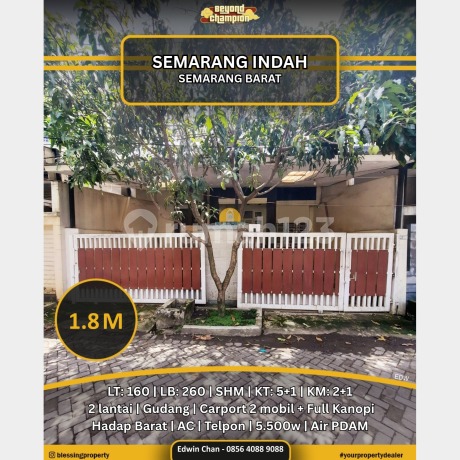 6-Bedroom House Near Airport in Semarang Indah Housing Estate, West Semarang 6-Bedroom House Near Airport in Semarang Indah Housing Estate, West Semarang