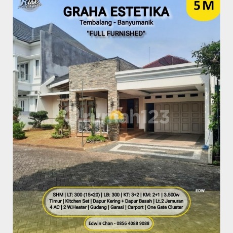 Freehold House Near Undip, Graha Estetika Cluster, Tembalang, Semarang