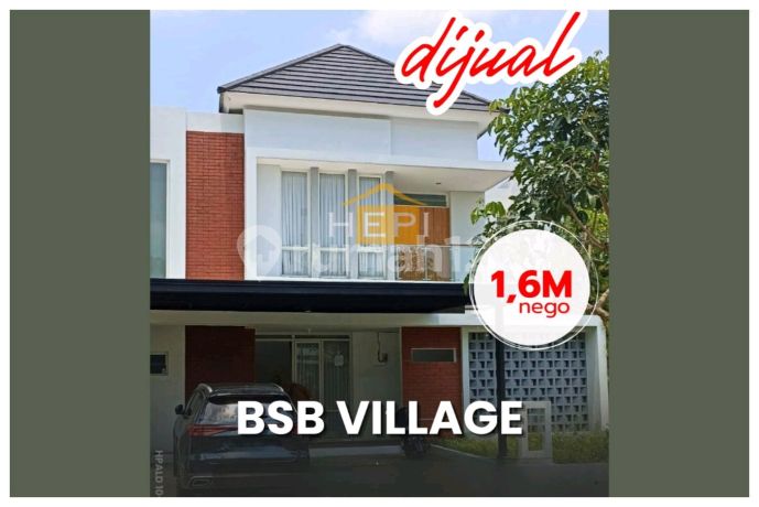 Rumah Cantik 2lt Di Bsb Village Mijen Siap Pakai