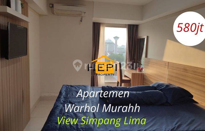 Apartemen Studio Tengah Kota MURAH,FURNISH,BAGUS,