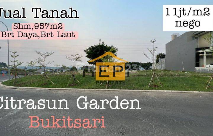 Tanah VIEW  di MAINROAD CITRASUN GARDEN Bukit sari